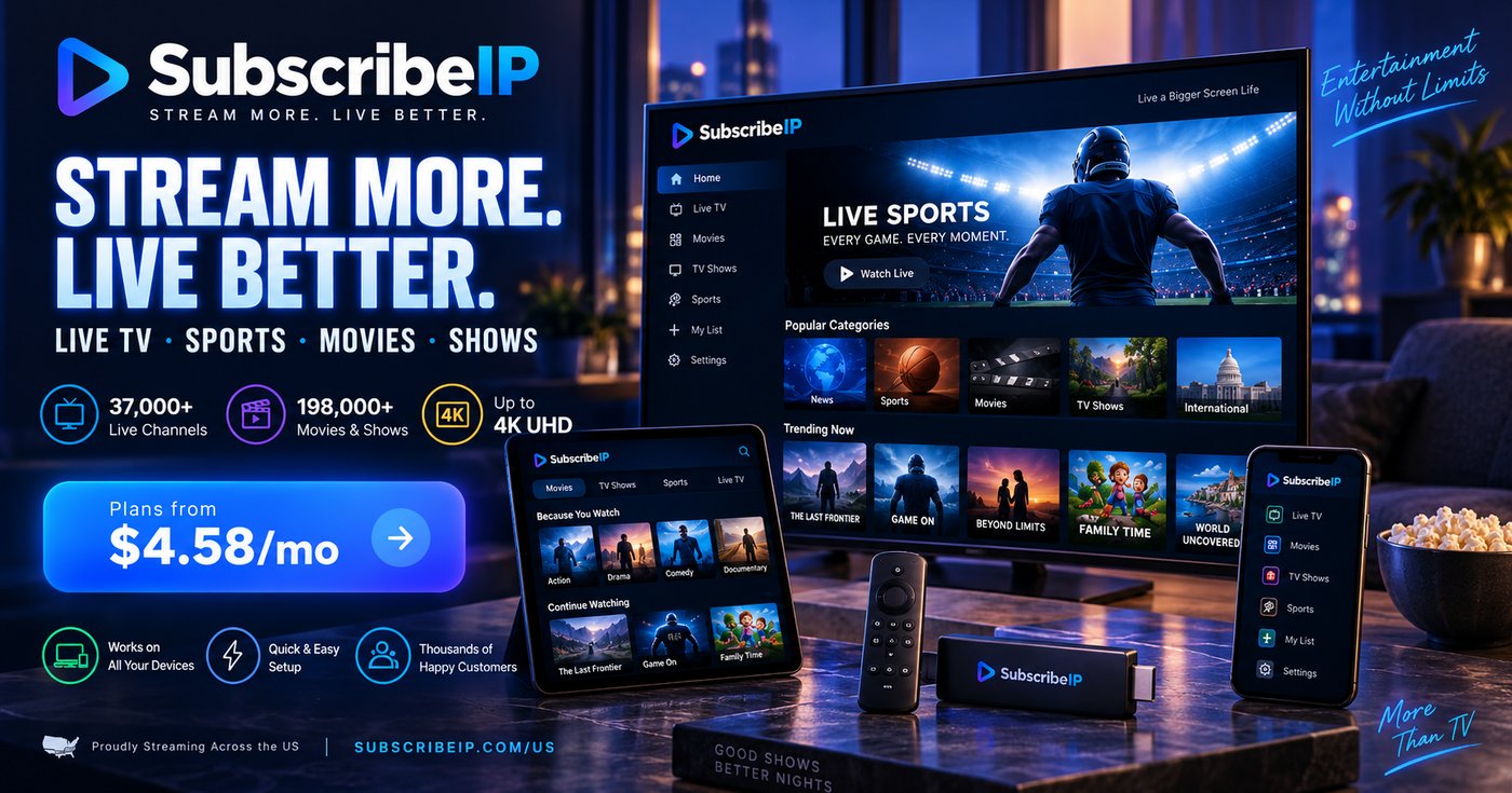 Match IPTV package terms to how long you expect to watch, from a short first term to a longer plan with a lower monthly cost.
