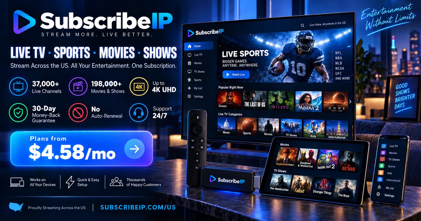 Compare paying once for a full IPTV term with recurring billing, and check what a prepaid plan includes before you order.